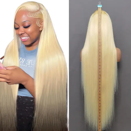 Miniatura 9 de Peluca de encaje frontal de 13x4 de cabello humano brasileño virgen rojizo 12 pulgadas con cabello de bebé, 180% de densidad, sin pegamento, peluca