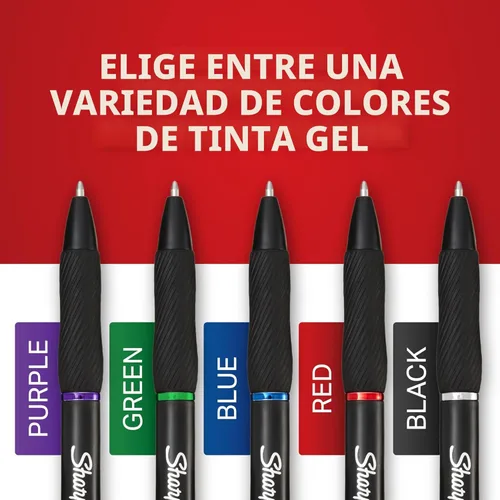 Miniatura 6 de Sharpie de gel, 0.028 pulñgadas, color negro
