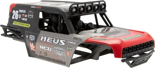 Miniatura 8 de MEUS RACING MB24 SCX24 Cuerpo 5.2in 132MM Casco de Cuerpo ABS+Nylon Chasis de Fibra de Carbono para 1/24 Axial SCX24 Bronco JLU B-17 C10 (Verde)