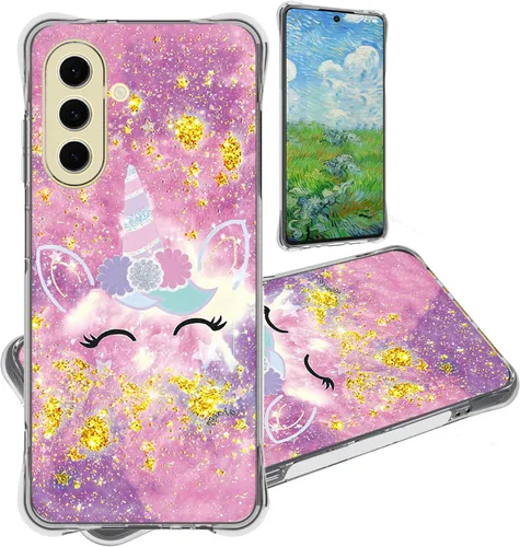 Miniatura 60 de jioeuinly JSF-DJS - Funda compatible con Nothing Phone 2a con protector de pantalla de vidrio templado, policarbonato duro + silicona suave, soporte