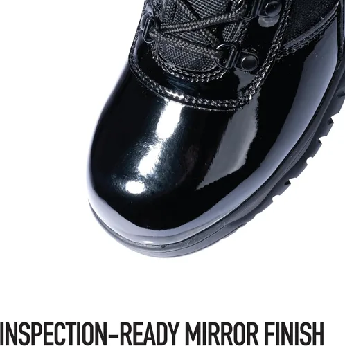Miniatura 4 de Rothco Botas tácticas de alto brillo con cremallera lateral - 8 pulgadas
