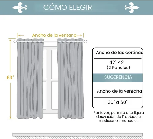 Miniatura 7 de ChrisDowa - Cortinas 100% opacas, para dormitorio, con forro negro, 2 capas gruesas, aislamiento térmico y ojales, 63 pulgadas de largo, juego de 2