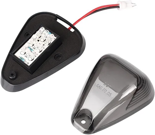 Miniatura 5 de 5 piezas de lentes ahumadas con luces marcadoras LED blancas para techo de cabina, repuesto de lámpara superior de luz de marcha compatible con Ford