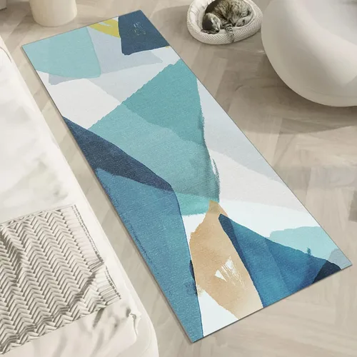 Miniatura 3 de Alfombra de pasillo estrecha, moderna y lavable, alfombra larga para pasillo, cocina, dormitorio, sala de estar, balcón, tapete de paso 31.5x157.5
