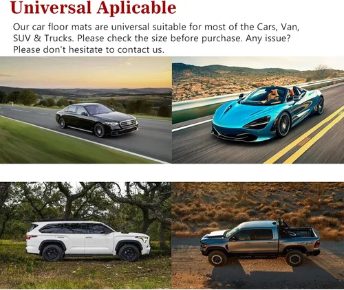 Miniatura 3 de Alfombrillas personalizadas para automóvil adecuadas para el 99% de automóviles, camiones, SUV, alfombrillas para todo tipo de clima, alfombrillas