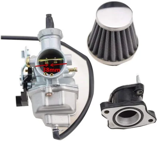 Miniatura 2 de GOOFIT Reemplazo del colector de admisión de filtro de aire de carburador de 1.063 in para 4 tiempos CG 100cc 125cc 150cc 200cc 250cc Dirt Bike ATV