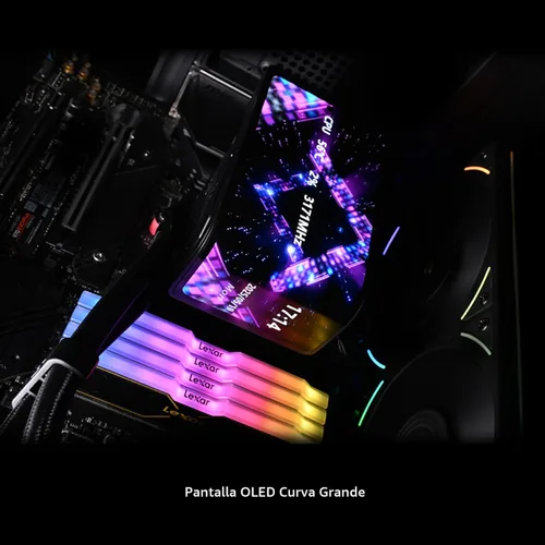 Miniatura 6 de Thermalright Wonder Vision 360 UB ARGB Enfriador de CPU AIO Negro, Radiador de 360mm, Pantalla Curva de 2K 60HZ con Resolución de 2400x1080