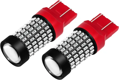 Miniatura 8 de PHINLION 7443 7444 - Bombillas LED ámbar para intermitentes súper brillantes, 2800 lúmenes, 103-SMD, doble filamento, T20, WY21W, 7440NA, 7444NA
