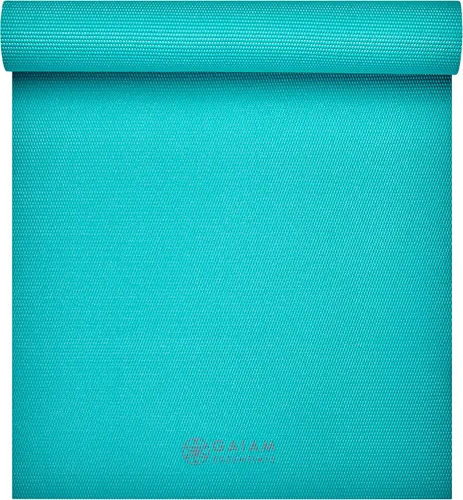 Miniatura 16 de Gaiam Essentials 1/4" Thin (6mm) Yoga & Pilates, Fitness & Exercise Mat with Easy-Cinch Carrier Strap Cusion Support For Fitness and Gym Workouts