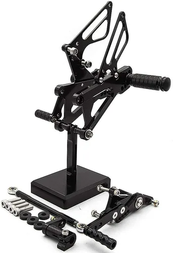 Miniatura 2 de CNC DAYTONA 675 - Juego de clavijas traseras ajustables para motocicleta, pedal de cambio de freno compatible con DAYTONA Street Triple 675 Negro