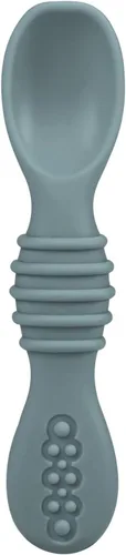 Miniatura 8 de PandaEar Paquete de 6 cucharas de silicona para bebé, utensilios de autoalimentación de 6 a 12 meses, cucharas para bebés de primera etapa