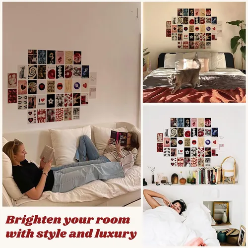 Miniatura 4 de 97 Decor Pósteres de decoración de habitación Downtown Girl - 40 piezas, kit de collage estético de pared Downtown Girl, decoración retro Y2k