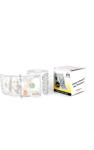 Miniatura 3 de LEMONSODA Papel higiénico divertido (billete de 100 dólares)
