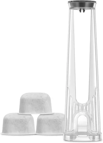 Kit de inicio de reemplazo de filtro de agua de mango alto K2.0 para Keurig 2.0 con 3 cartuchos de filtro de agua de carbón