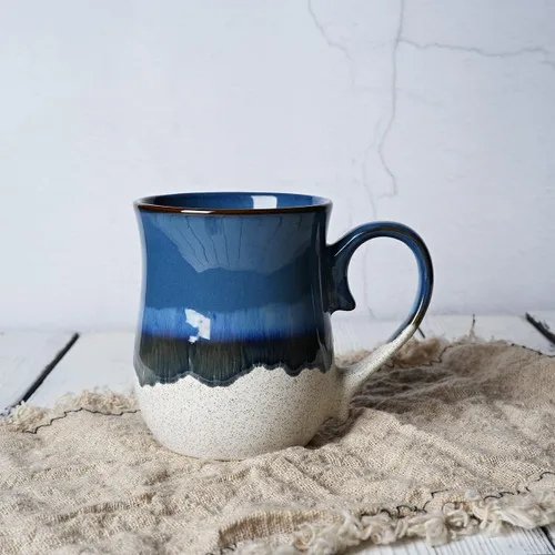 Miniatura 6 de Bosmarlin - Taza grande de cerámica para café, 20 onzas, gran taza de té para oficina y hogar, apta para lavavajillas y microondas