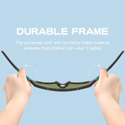 Miniatura 7 de MAXJULI Gafas de sol polarizadas para niños de 6 a 14 años, para deportes de béisbol al aire libre, ciclismo, protección UV400, 7705