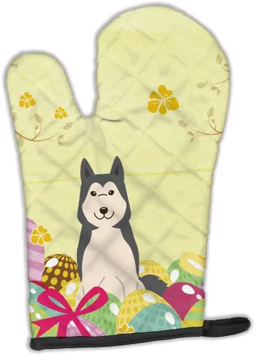 Miniatura 390 de Caroline's Treasures BB2732OVMT Dog House Collection Border Collie - Guante de horno grueso resistente al calor para sartenes calientes y horno