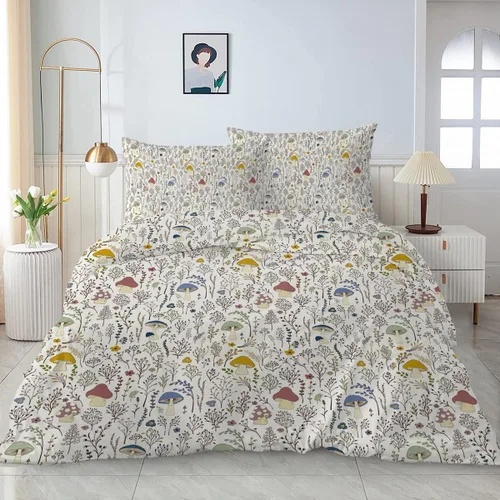 Miniatura 29 de Cute Bear Duvet Cover Set Twin, 3 Pieces Soft Neutral Bedding Calming Cozy Comforter Cover Set Minimal Kawaii Bedroom Decor Microfiber for Relaxing