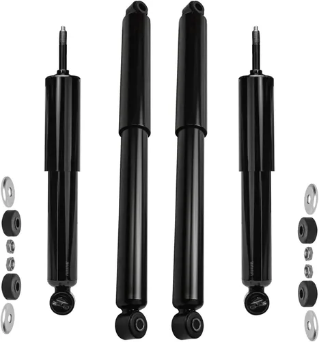 Detroit Axle - Amortiguadores RWD para Ford Ranger Mazda B2300 B2500 B3000 B4000 [con suspensión delantera de resorte helicoidal], 4 amortiguadores
