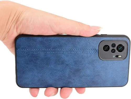 Miniatura 6 de Funda de teléfono para Xiaomi Redmi Note 10S, Funda para Xiaomi Redmi Note 10S Funda protectora de cuero PU estilo vaca, cubierta antideslizante a