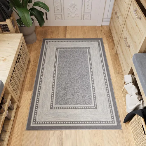 Miniatura 32 de Ottomanson Alfombra de pasillo de 1 pies 10 pulgadas x 6 pies, alfombra de cocina con parte trasera de goma antideslizante para área del fregadero