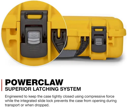Miniatura 5 de NANUK 910 Estuche rígido impermeable con inserto de espuma para cuatro GoPro Hero 9 y 10 - Amarillo (910-4GOPH94)
