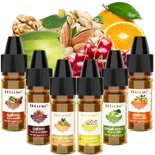 Miniatura 8 de Aceite Aromatizante para Alimentos - 16 Aceites Saborizantes Líquidos para Brillo de Labios, Aceite de Extracto de Sabor Concentrado de Dulce Piña
