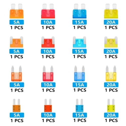 Miniatura 3 de 4 tipos de kit de fusibles de toma de circuito para coche de 12V 12 voltios de perfil bajo Mini Micro2 estándar Fusibles de toma APR ATC ATO ATS