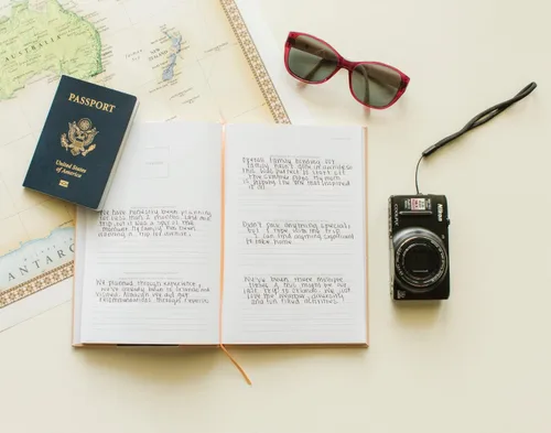 Miniatura 4 de Promptly Journals, Un diario de viaje completo: desde el embarque hasta la exploración (durazno campestre, naranja, cuero sintético) Diario