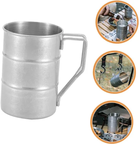 Miniatura 6 de Taza de agua deportiva - Taza de acero inoxidable a prueba de fugas para acampar Fitness uso diario