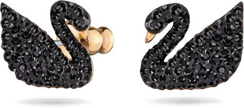 Miniatura 3 de Swarovski Iconic Swan Jewelry Collection Rose Gold Tone Finish Black Crystals