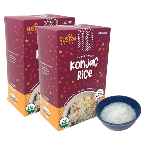 Miniatura 6 de Fusion Select Konjac Noodles Shirataki - Sustituto a base de plantas de pelo de ángel Shirataki, pasta de dieta saludable, rica en fibra, vegano