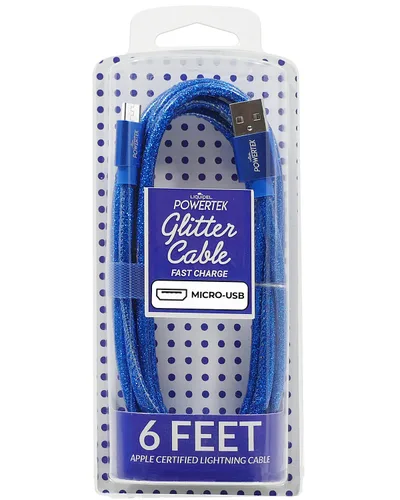 Miniatura 11 de Liquipel Powertek - Cable de carga micro USB para teléfonos celulares y dispositivos electrónicos, 6 pies (negro)