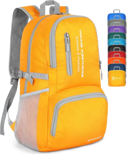 ZOMAKE Mochila de viaje ligera, resistente al agua, mochila de senderismo plegable para mujeres y hombres