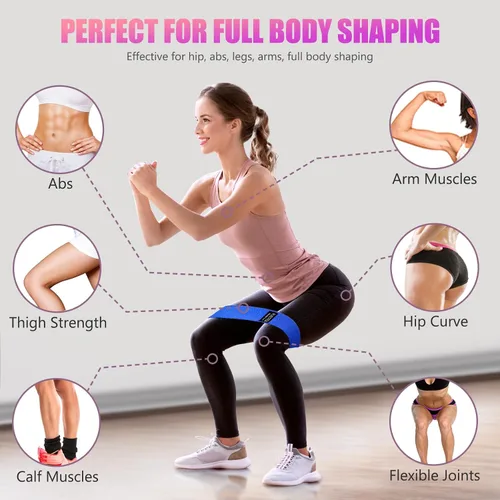 Miniatura 7 de Bandas de resistencia para entrenamiento, bandas de entrenamiento de ejercicio para mujeres y hombres, bandas elásticas de 3 niveles para ejercicio