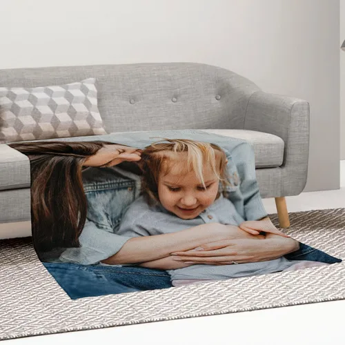 Miniatura 4 de Mantas personalizadas con collage de fotos y texto, hechas en Estados Unidos, mantas personalizadas con imágenes personalizadas para cumpleaños
