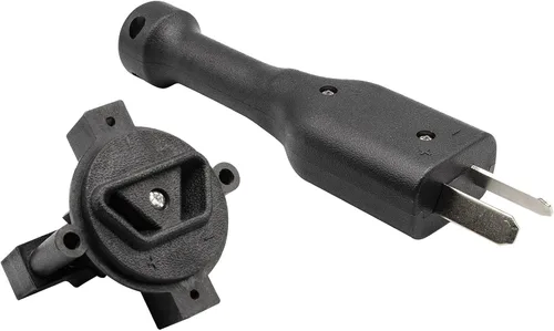 Miniatura 7 de Crow Foot 2 Prong Charger Plug para Yamaha 36 Volt Golf Carts Powerwise Conector DC Plug, E-Way Receptáculo para piezas de carrito de golf
