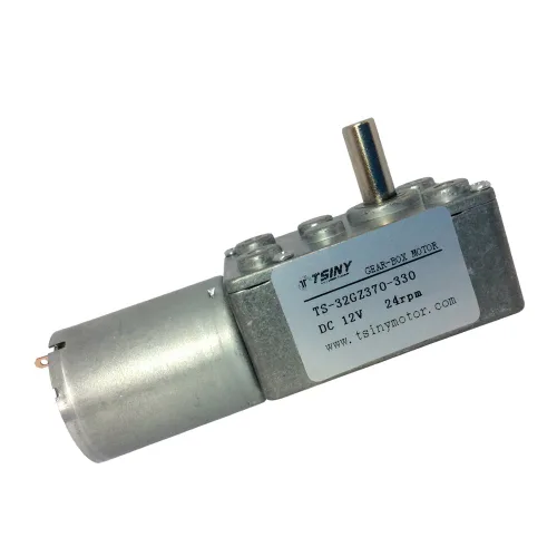 Miniatura 3 de BEMONOC Mini 12vdc eléctrico reversible 24 RPM engranaje DC Motor Metal Gear Boxeo 0.236 in eje