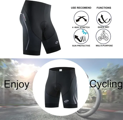 Miniatura 6 de Pantalones cortos de ciclismo acolchados para hombre