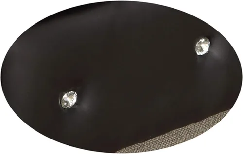 Miniatura 4 de Kings Brand Furniture - Banca de diseño, tapizado, con nudos, con espacio para almacenamiento, estilo Otomano., Tela, Negro