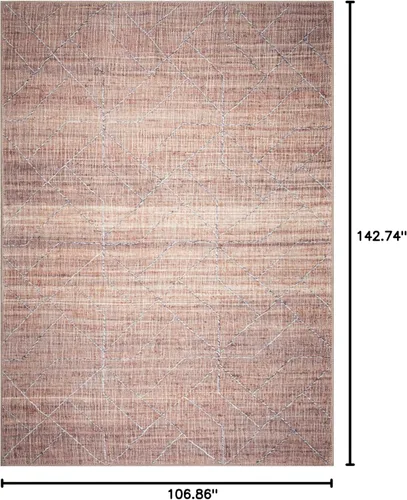 Miniatura 2 de GLN Rugs Bohemian Collection - Alfombra de felpilla lavable a máquina, bohemio vintage, antideslizante, alfombra de felpilla de pelo bajo, alfombra
