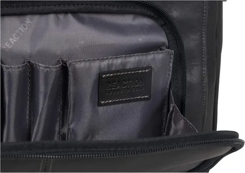 Miniatura 11 de Kenneth Cole REACTION "Out of the Bag" Manhattan - Bolso bandolera de cuero colombiano para laptop de 15.6" para viajes y negocios