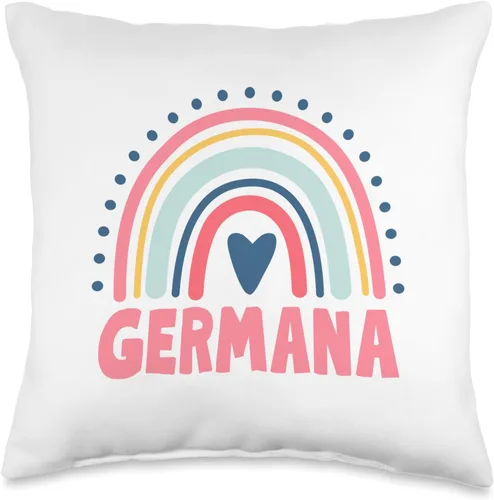Idea Regalo Personalizzata con Nome Gifts Idea Germana Name Custom Woman Myth Legend - Almohada para fiesta de cumpleaños, 16 x 16 pulgadas,