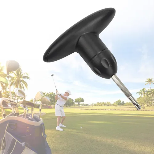 Miniatura 6 de Herramienta de ajuste de llave de conductor de golf para palos de conductor e híbridos de calle, llave negra