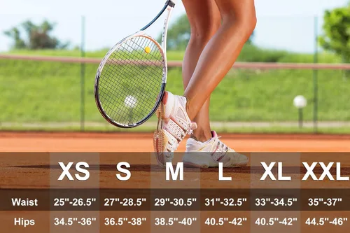 Miniatura 6 de Yogipace - Falda de tenis para mujer, protección UV, 17 pulgadas de largo