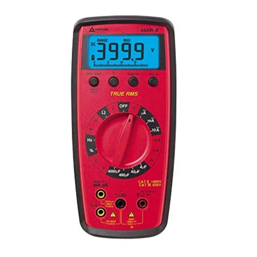 Miniatura 13 de Amprobe 38XR-A Prof DMM True RMS con interfaz óptica para PC