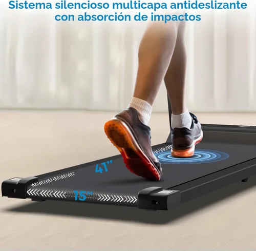 Miniatura 5 de AoraPulse - Caminadora plegable portátil para el hogar, pequeña caminadora para oficina en casa con capacidad de 300 libras, caminadora eléctrica