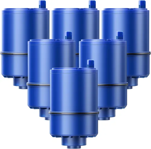 Paquete de 6 filtros de agua de repuesto compatibles con todos los sistemas de filtración de grifo PUR®, PUR®PLUS, filtro de agua para grifo Pur®