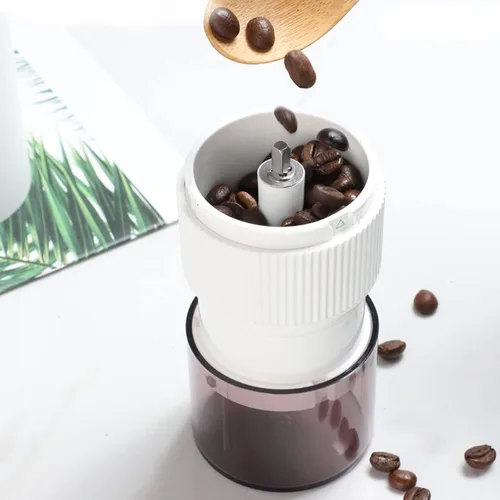 Miniatura 6 de Molinillo de café eléctrico Molino automático de frijoles Molinillo portátil Molienda de cerámica ajustable Uso fácil