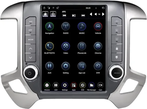 LINKSWELL - Unidad principal de repuesto para radio Android para Silverado y Sierra 2014 a 2019 estéreo de automóvil 4 GB +64 GB de navegación